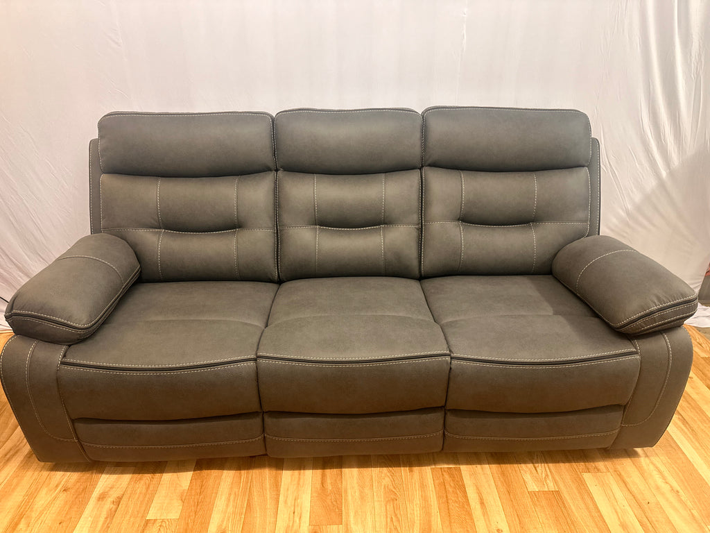 (IN STOCK) Westbrook 3+2 Electric Recliner Set - Grey