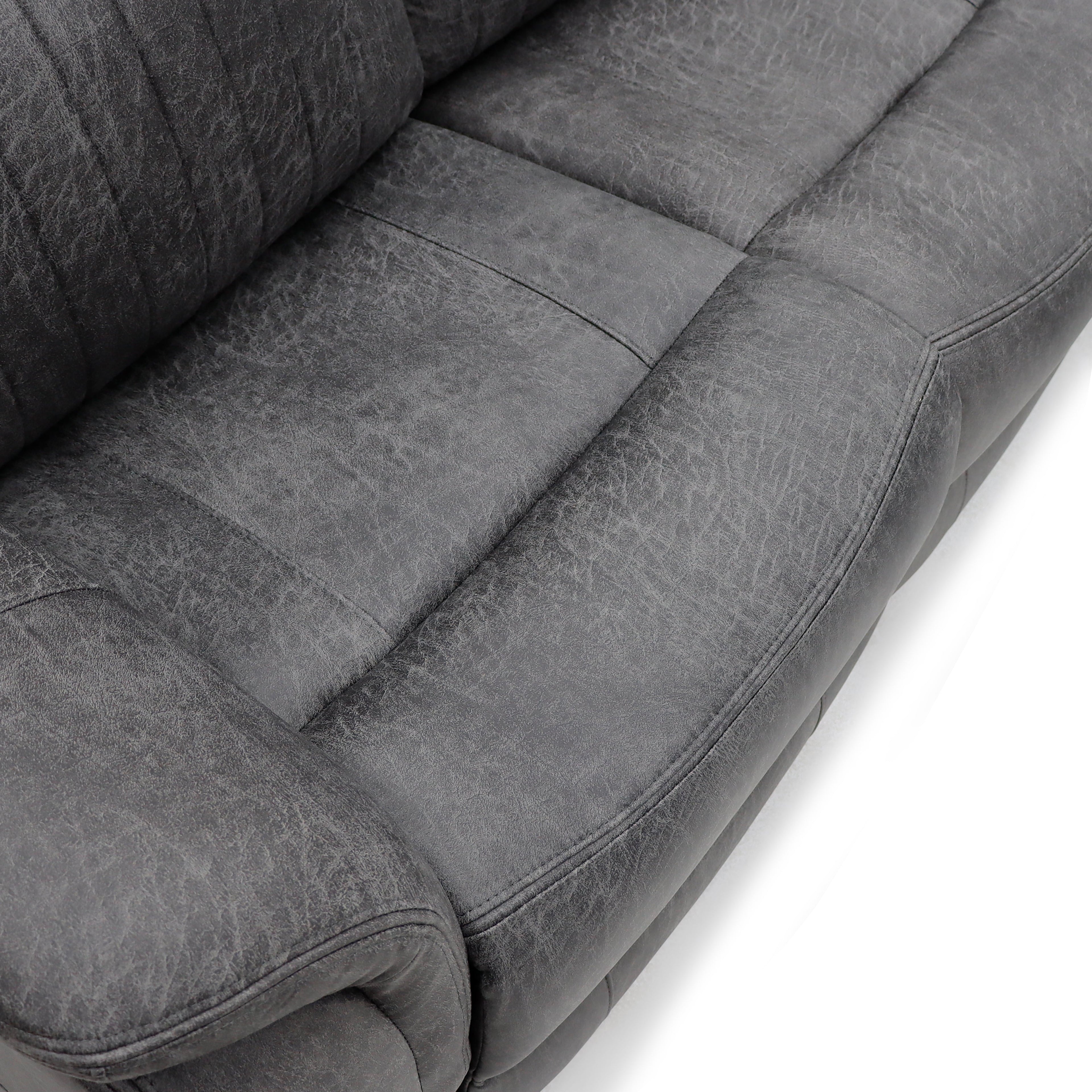 Leon Electric Recliner Sofa Grey 2 Seater
